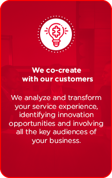 We co-create with our customers
