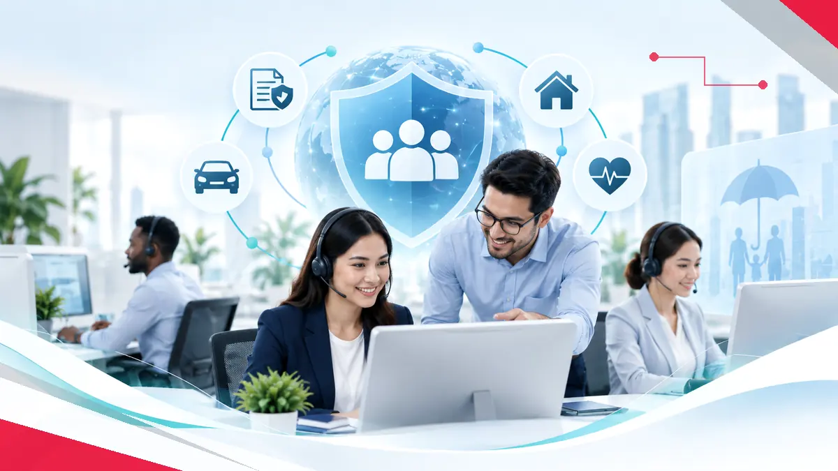 Equipo BPO especializado en atención y procesos del sector seguros