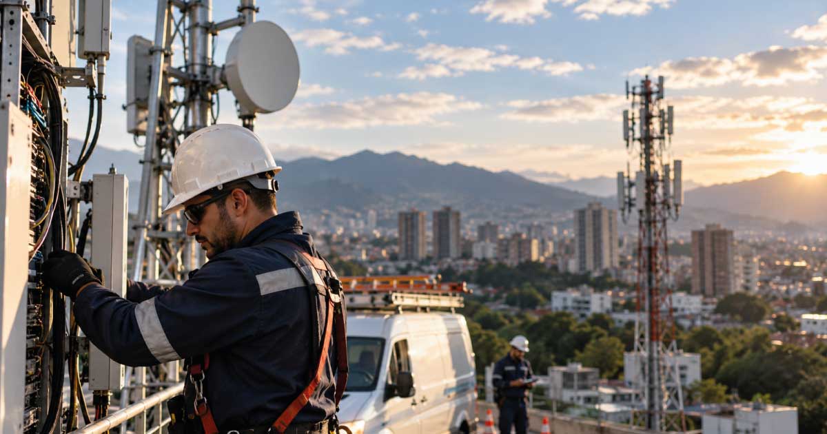 Equipo BPO para telecomunicaciones gestionando soporte técnico, retención y automatización de atención al cliente